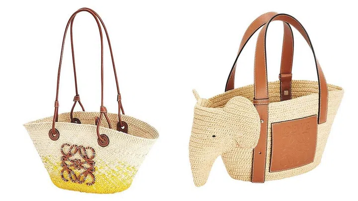 From left: Basket bag, LOEWE Paula’s Ibiza, and Elephant Basket bag (Photos: LOEWE)