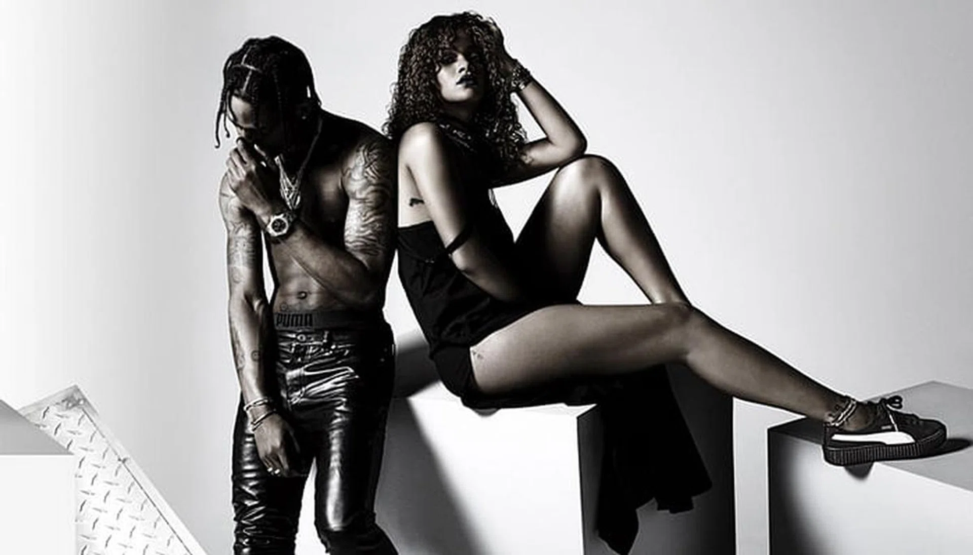 rihanna, puma, sneakers, shoes