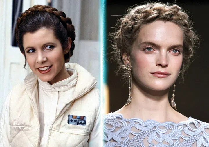 Valentino spring 2012 gave Princess Leia's crown braid a modern new update
