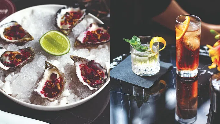 Oysters and cocktails at restaurant and bar Dean & Nancy on 22. (Photo: A by Adina Sydney)