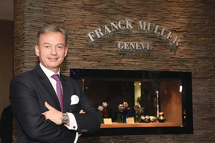 Franck Muller’s COO, Nicholas Rudaz. Photo: Courtesy 