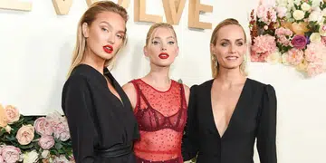 Romee Strijd, Elsa Hosk and Amber Valletta at the 3rd Annual #REVOLVEawards