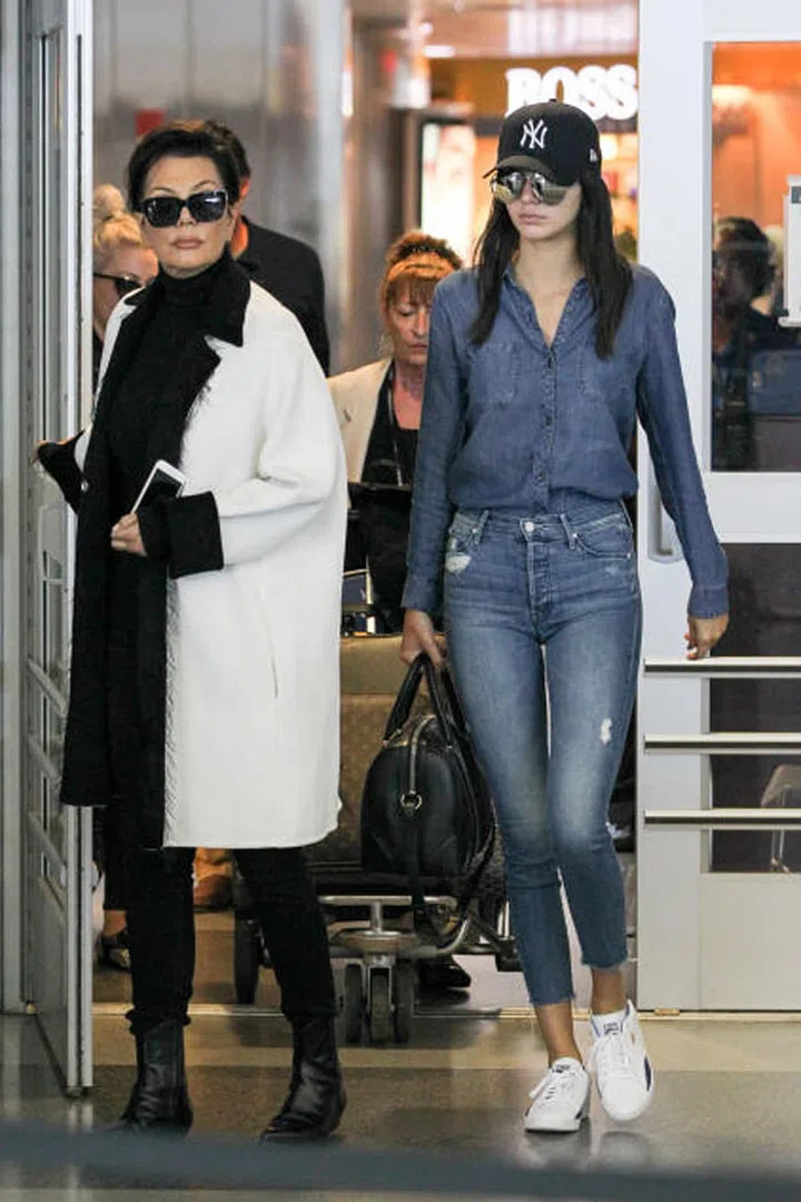 Wait, we take it back, Kendall just proved that monochrome washes are totally superior. Everything is a lie. Photo: Getty
