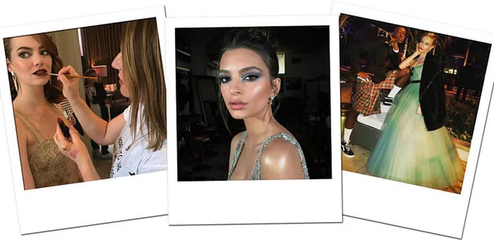 celebrity instagrams oscars 2017