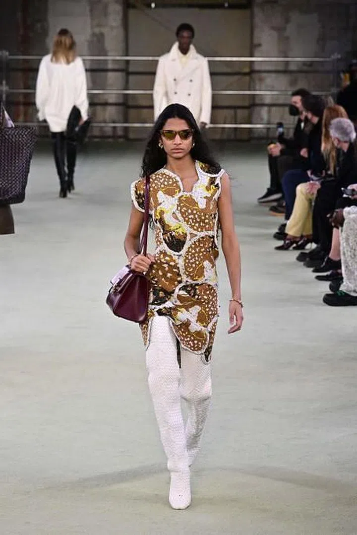 Bottega Veneta fall/winter 2022 (Photo: Miguel Midena/Getty Images)