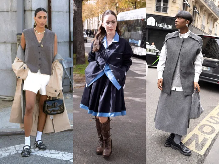 School girl Preppy streetstyle Miu Miu Thom Browne Socks and shoes combo