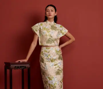 Modern cheongsams chinese new year
