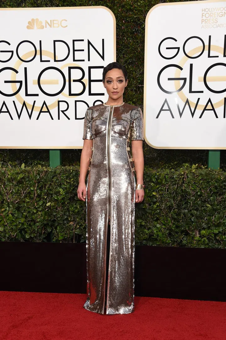 In custom Louis Vuitton. Photo: Getty