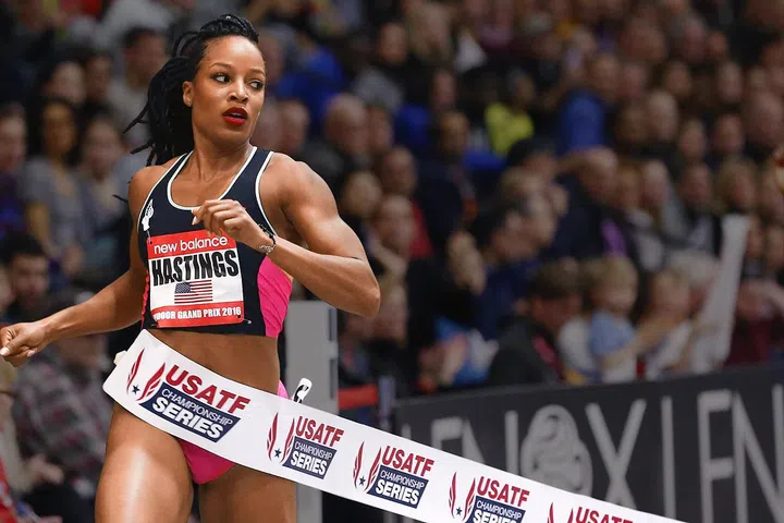 “I train in the blasting sun every day, and Benefit Hello Flawless Oxygen Wow! Liquid Foundation, $63, has SPF 25 and stays on through practice. And since I have to grip the pole, I can’t get anything oily on my hands, so I use Neutrogena Dry-Touch." Photo: Getty