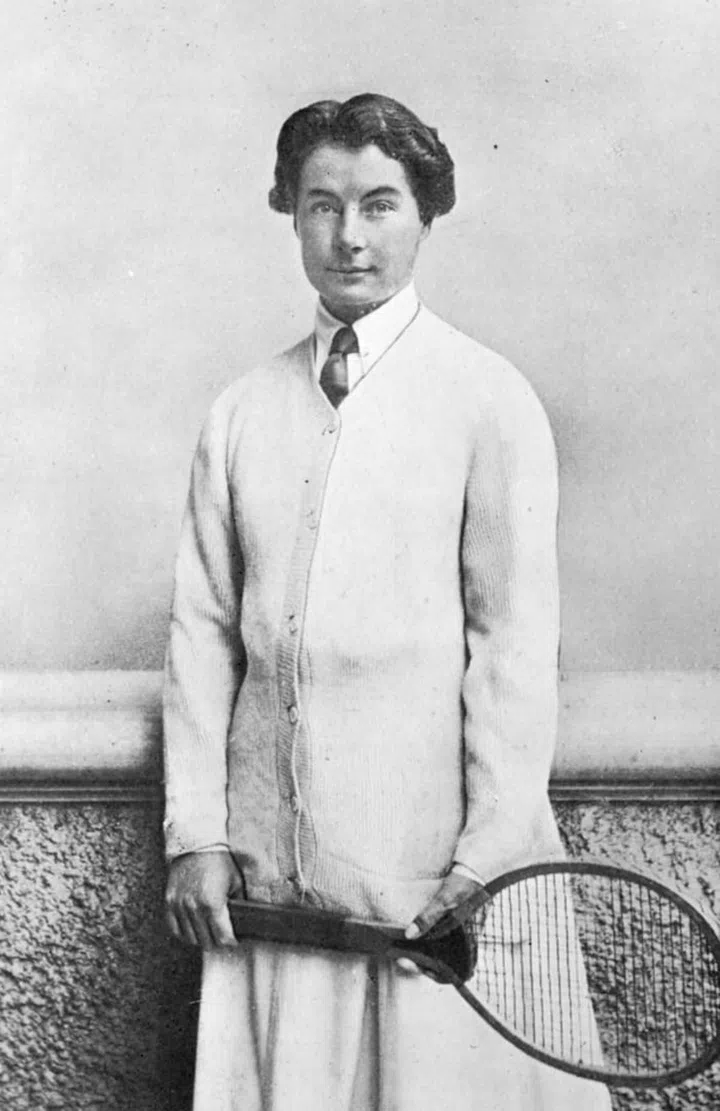British tennis player Ethel Larcombe. Photo: Getty