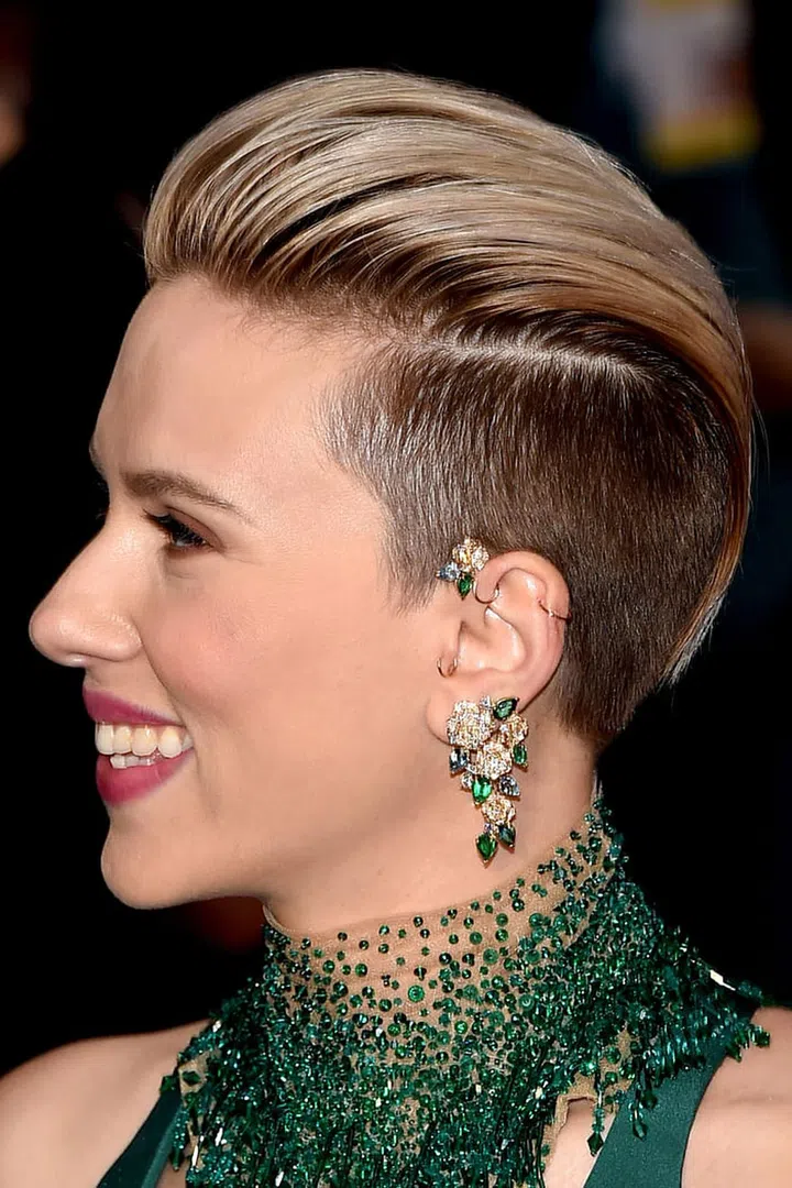Opt for something a little more daring, like Scarlett Johansson's undercut.