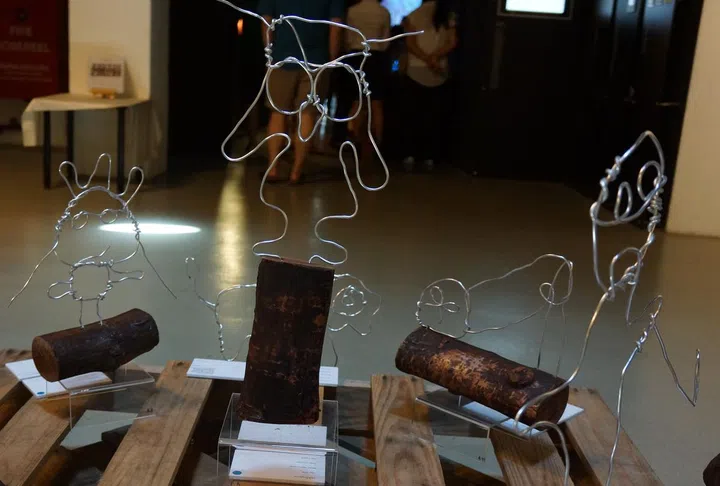 Odyssey's preschoolers experiment with wire sculpting to create creative art