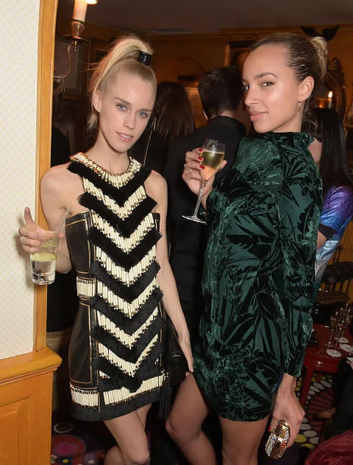 Mary Charteris and Phoebe Collings James in Balmain
