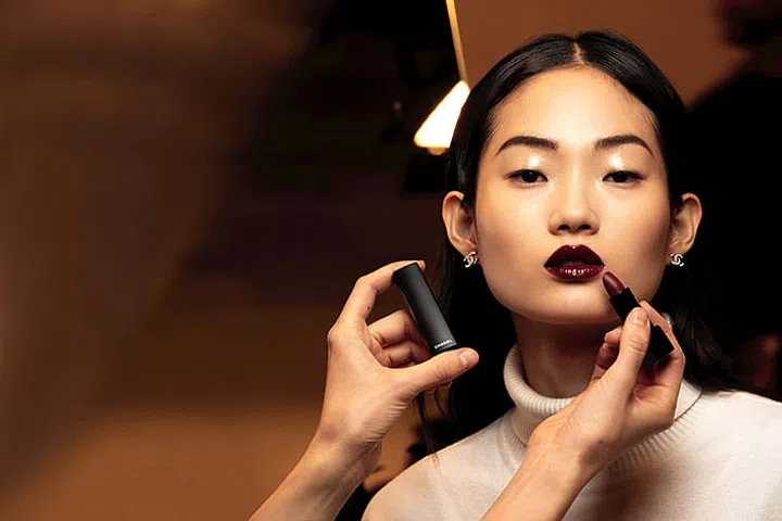 Pica’s top tip: “To have a strong defined glossy lip with a solid colour, layer the lip pencil all over the mouth, followed by a strongly pigmented lipstick and a high shine gloss.” Photo: Courtesy.