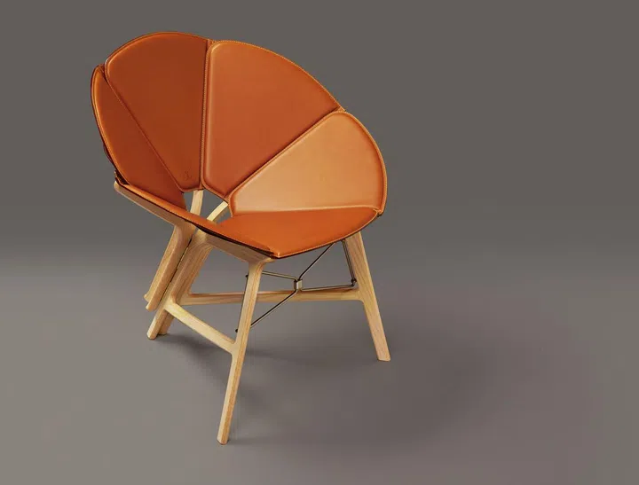 Concertina Chair by Raw Edges