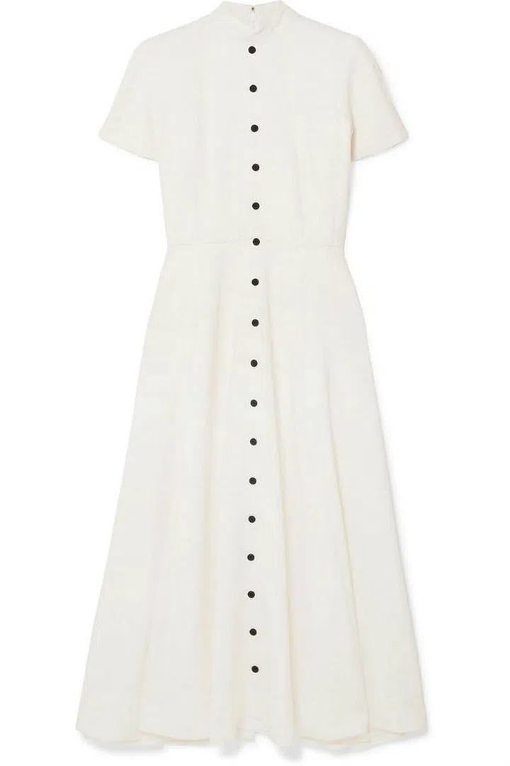 Emilia Wickstead Camila wool-crepe midi dress