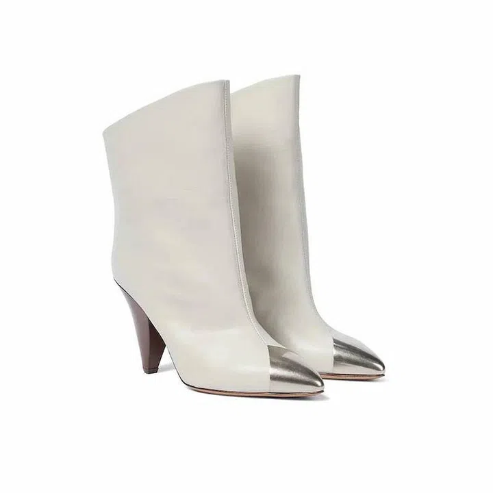 Lapee Leather Ankle Boots, $1,310, Isabel Marant at Mytheresa