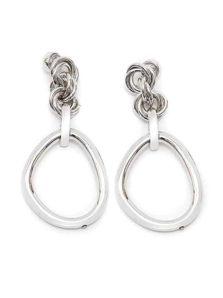 Oversized Link Chain Earrings, $470, JW Anderson at Farfetch
