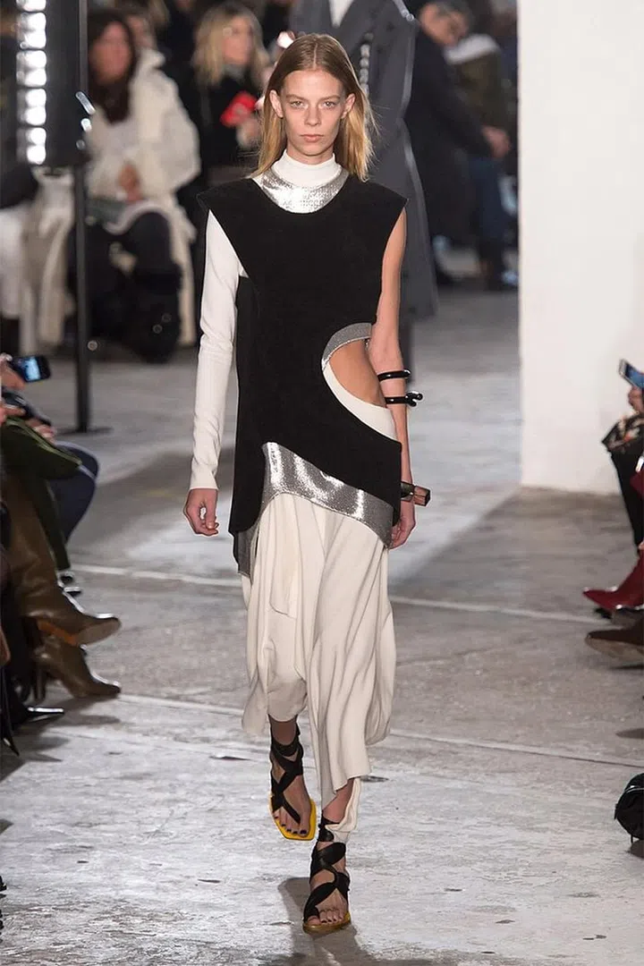 There's no one right way to approach metallics—from slinky silver all over to embellishments here and there and gilded accents on single pieces. The message is clear: a little shine is certainly in order. 
Pictured: Proenza Schouler