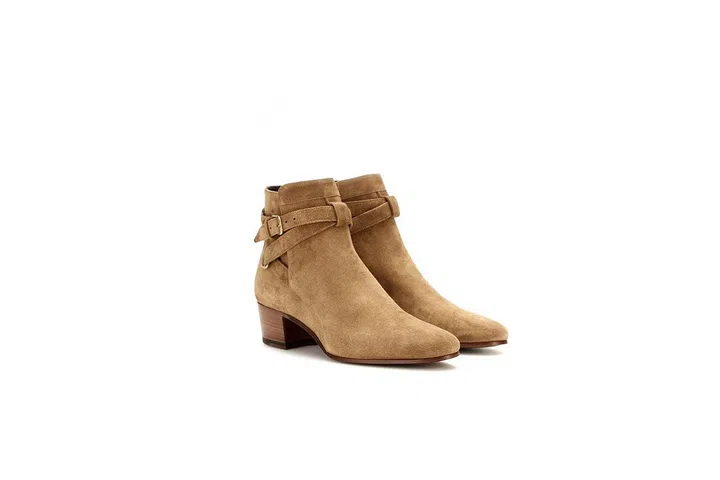 Blake Suede Ankle Boots, Saint Laurent
