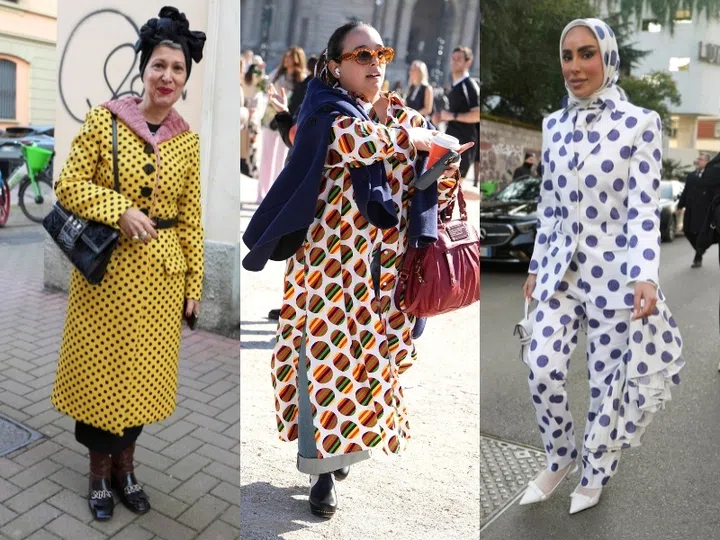 Polka Dot street style