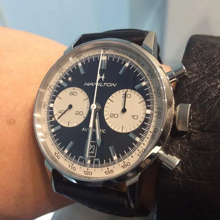 The Intra-Matic 68 Chronograph is inspired by a heritage piece from the 1960s