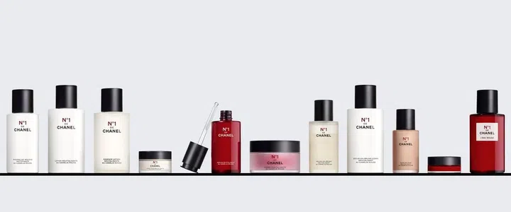 The full range of N°1 DE CHANEL includes skincare, makeup and a fragrance. 