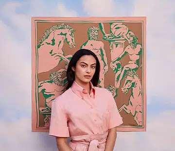 Camilla Mendes for Salvatore Ferragamo