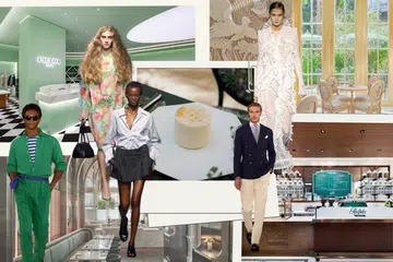Food meets fashion luxury brands cafe Coach Louis Vuitton Dior Prada Audemars Piguet Ralph’s Coffee Ralph Lauren