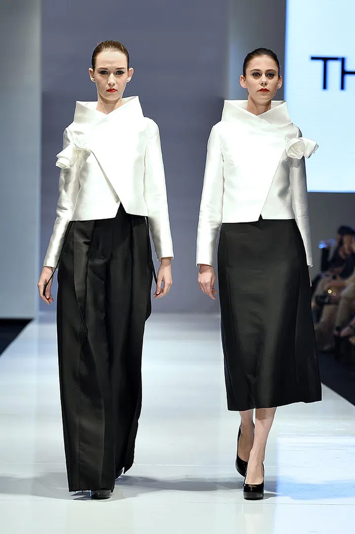 A look from Thomas Wee. Photo: Courtesy of KLFW
