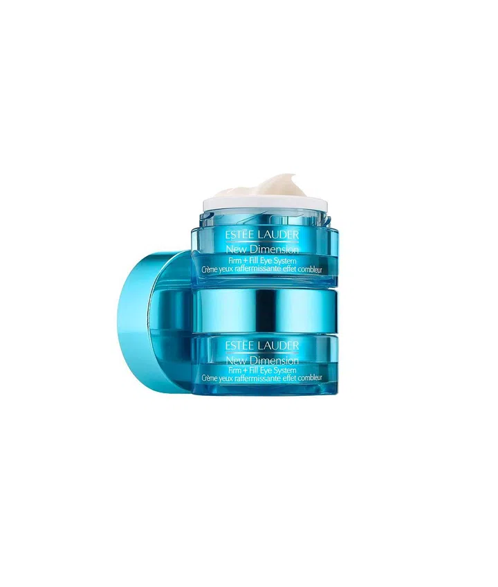 Formulated to tone the eye area, this two-step system contains the advanced pro-collagen complex and light-diffusing optics to firm and brighten. 