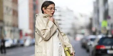 Street Style Getty Fashion Week Raincoat Waterproof
