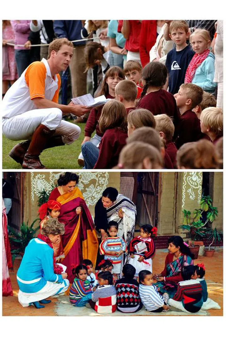 Diana never hesitated to sit, chat and cuddle with kids, and William has also officially designated the needs of children as one of his charitable focuses.