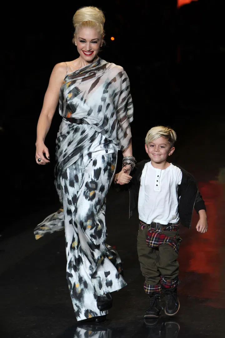 The singer's eldest son closed the L.A.M.B. show and gave working models a run for their money!
