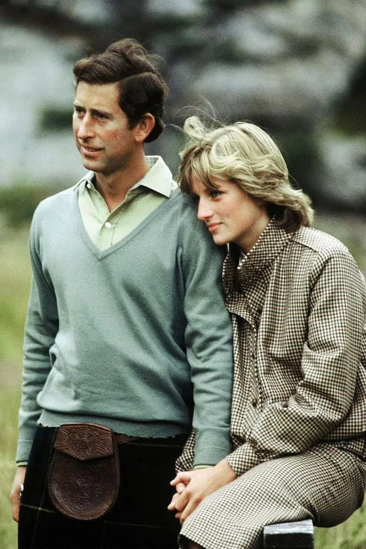 On their honeymoon in Balmoral, Scotland. Photo: Getty
