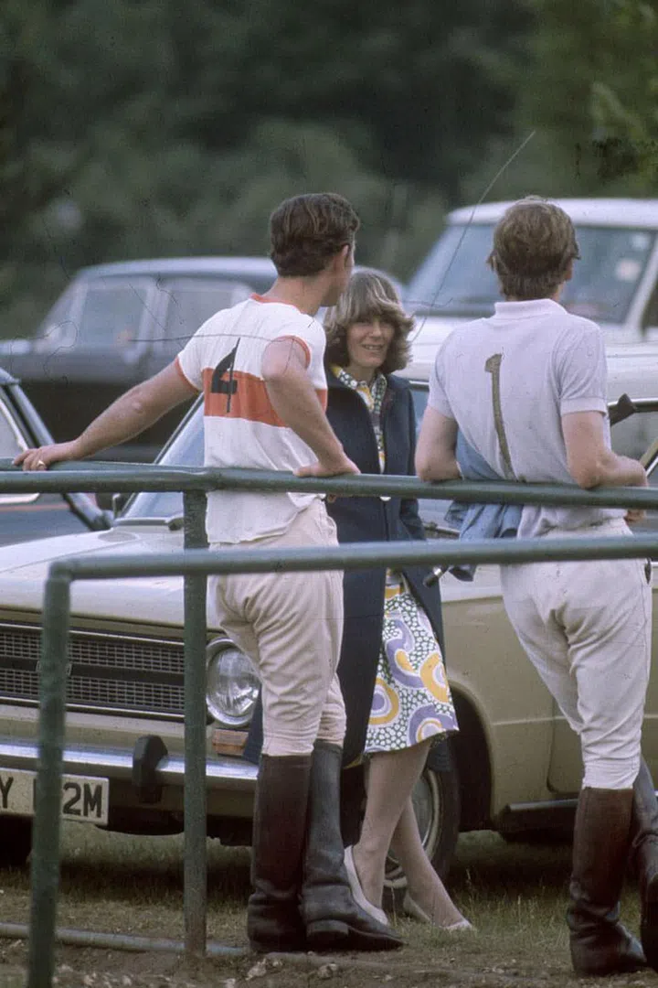 Prince Charles and Camilla Parker Bowles in the early 70s’ at a polo match
Photo: Getty