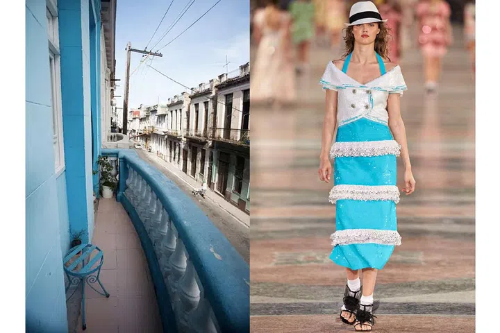 Where: Havana, Cuba
'The Blue House' is located on Havana's picturesque and centrally-located Neptune Street. Boasting a balcony and close access to the sea side, the colorful building puts you in the heart of Cuba and its culture.
Price: $35 per night, airbnb.com. Photo: Airbnb/Chanel