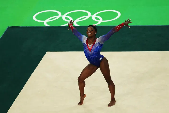 The Texan-born gymnast has won three consecutive World Championships and four gold medals in the 2016 Rio Olympics, making her one of the greatest gymnasts in history. She's most recently appeared in a the new video for  American singer Jake Miller's new single 'Overnight'. 