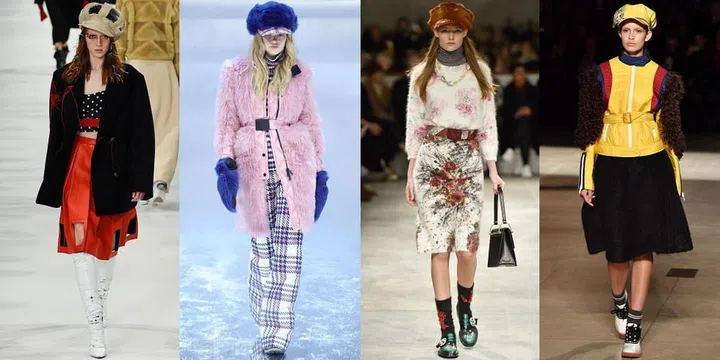 Patent, corduroy and fur baker boy hats took the runways during the Fall 2017 collections, solidifying its spot as the accessory du jour. 

John Galliano, Moncler Gernoble, Prada, Miu Miu