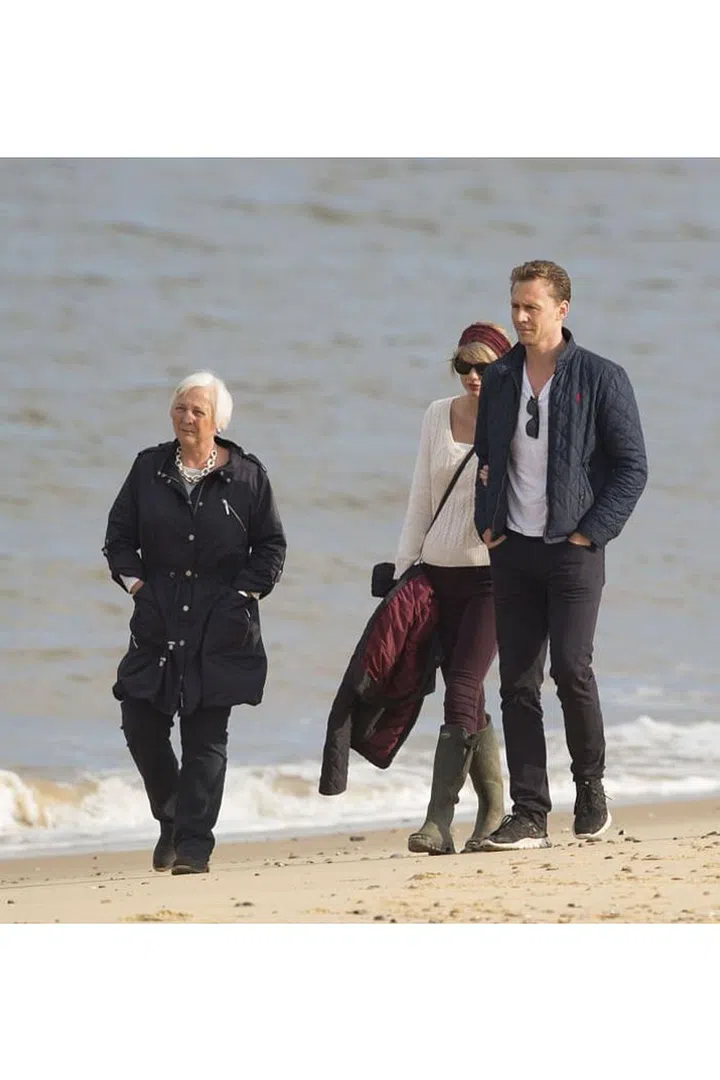 Ah yes, when Taylor and Tom hit Ipswich and wandered around like a living, breathing Eddie Bauer catalogue (in a good way). Note that Tom's mom was there—because that's how serious their relationship was after one month.