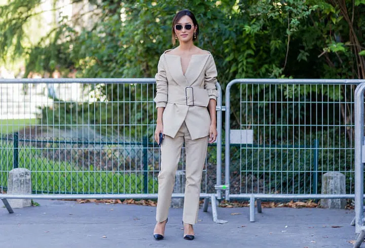 This elegant influencer is a fashion show front row regular. Looking at how sharp she looks all the time with nary a strand of hair out of place, why wouldn't she be? (Photo: Getty)