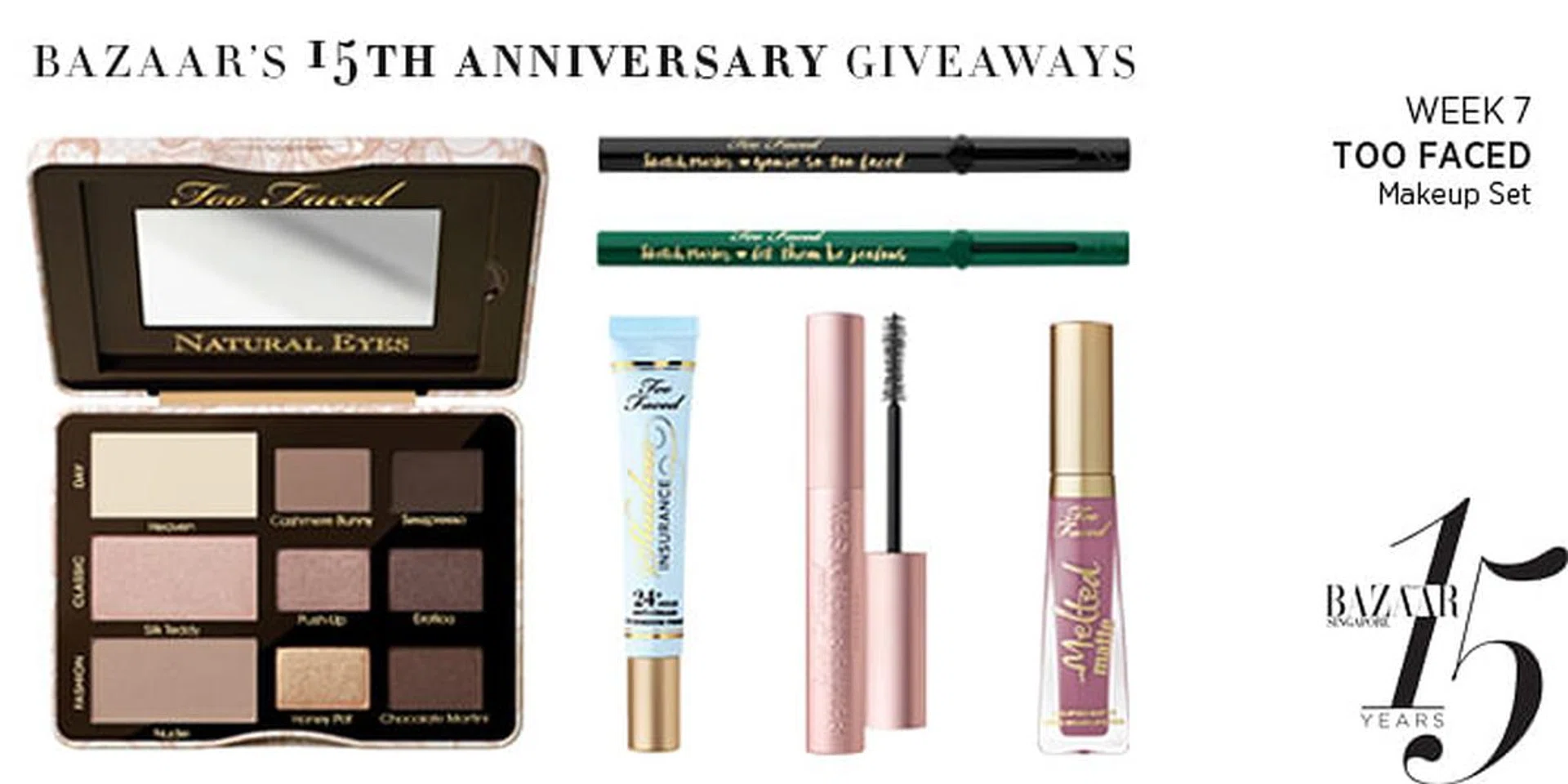 bazaar 15th anniversary giveaway