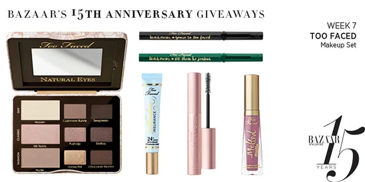 bazaar 15th anniversary giveaway