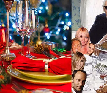 team bazaar christmas dinner guests