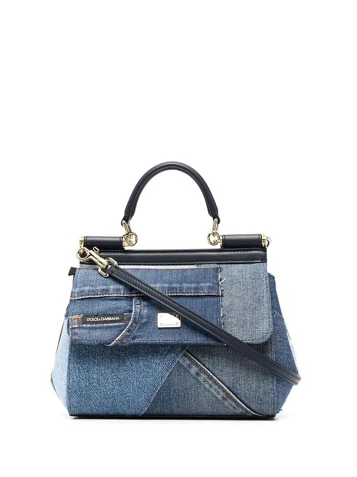 Sicily Denim Tote Bag, $2,400, Dolce & Gabbana at Farfetch