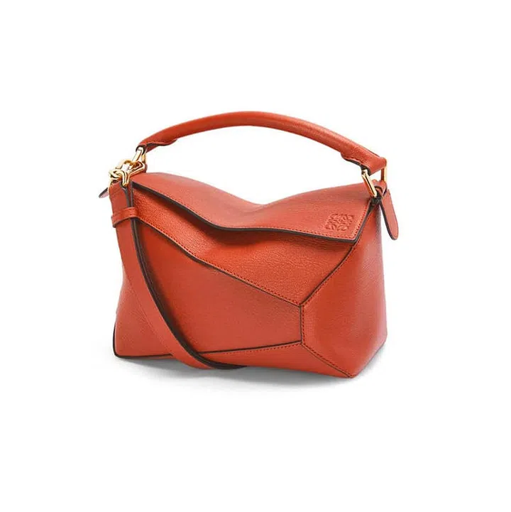 Small Puzzle Edge Bag In Goatskin, $3,990, Loewe