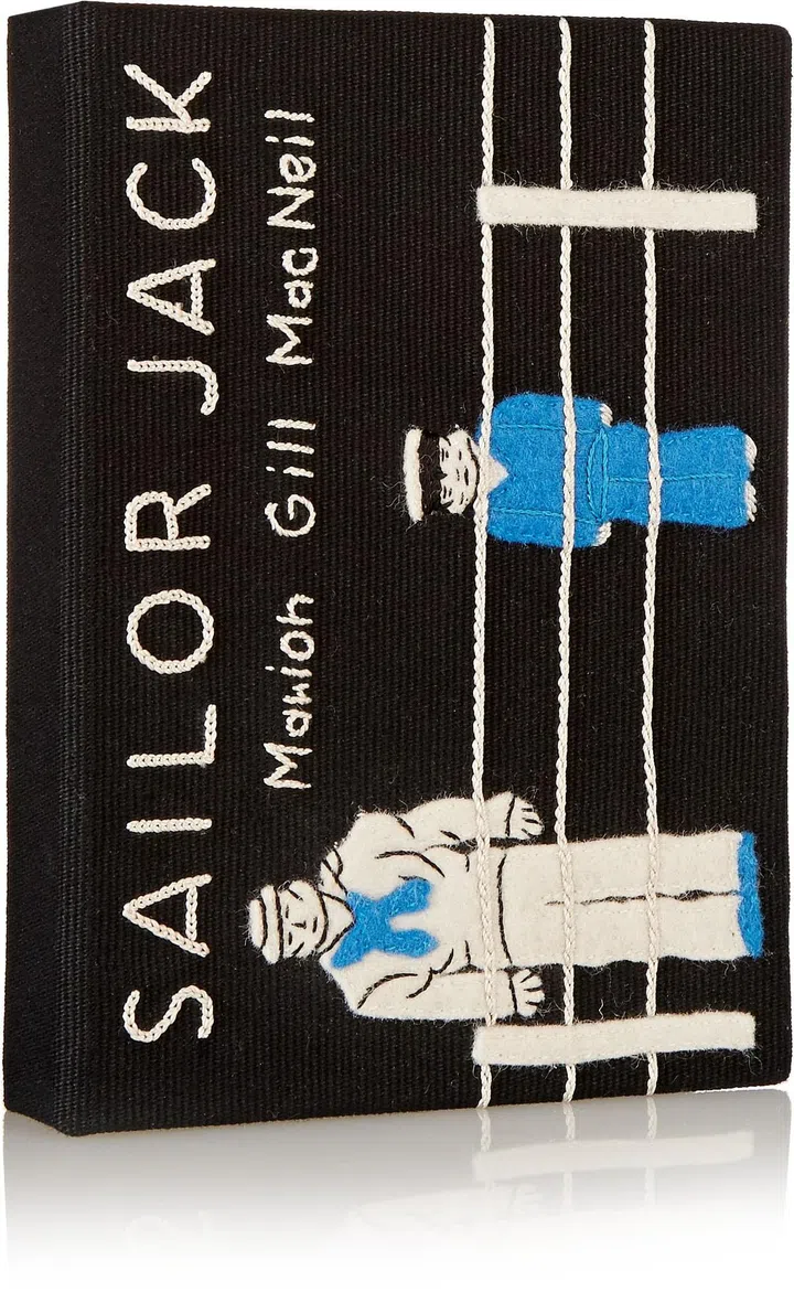 Mini Sailor Jack Embroidered Clutch 