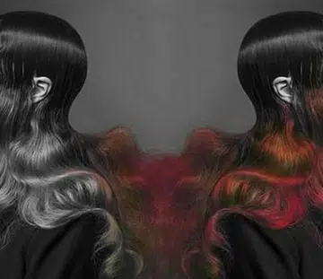 Colour changing hair dye