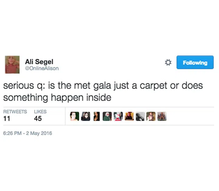 The 26 Funniest Tweets About The 2016 Met Gala