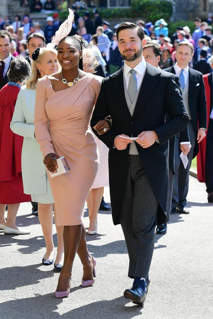 Serena wears Atelier Versace and Bulgari jewels. Photo: Getty